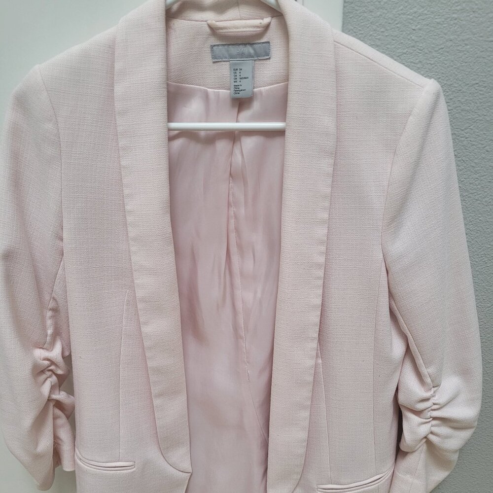 H&M Light Pink Blazer